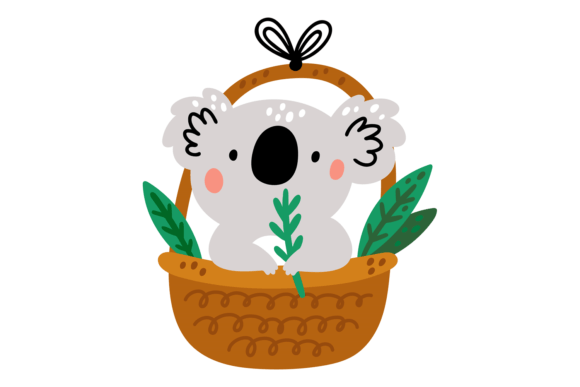 Adorable Design: The Koala in Basket Font for Creators
