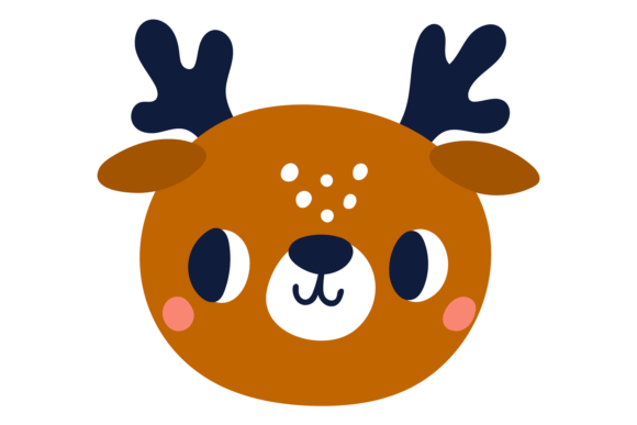 Baby Deer Cute Face: A Woodland Animal Typeface