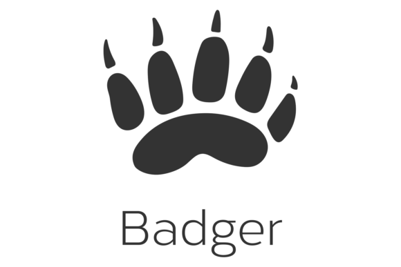 Badger Footprint Font: The Wild, Authentic Trail for Your Designs