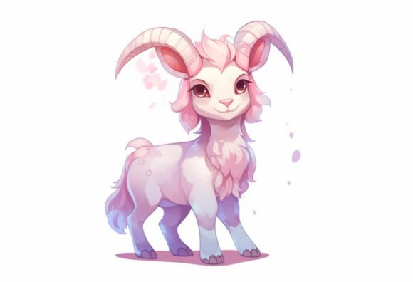 Charm & Character: Using Goat Kawaii Animal in Your Designs