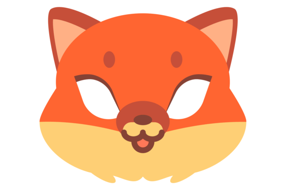 Fox Mask Asian Animal Mascot Party Cha: A Playful Design Asset