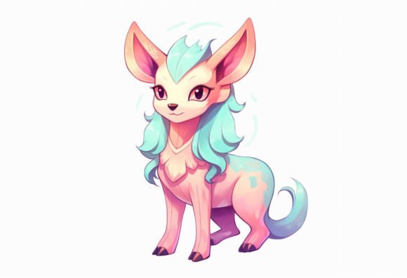 Impala Kawaii Animal: Sweet Digital Wall Art for Every Crafter