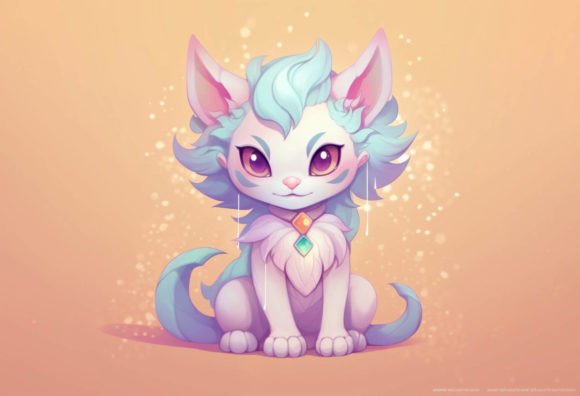 Unleashing Cuteness: The Gayal Kawaii Animal Design Asset